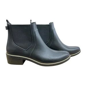 Stone Gray Joy Step Boots Designer By Kate Spade In Black, Size:10