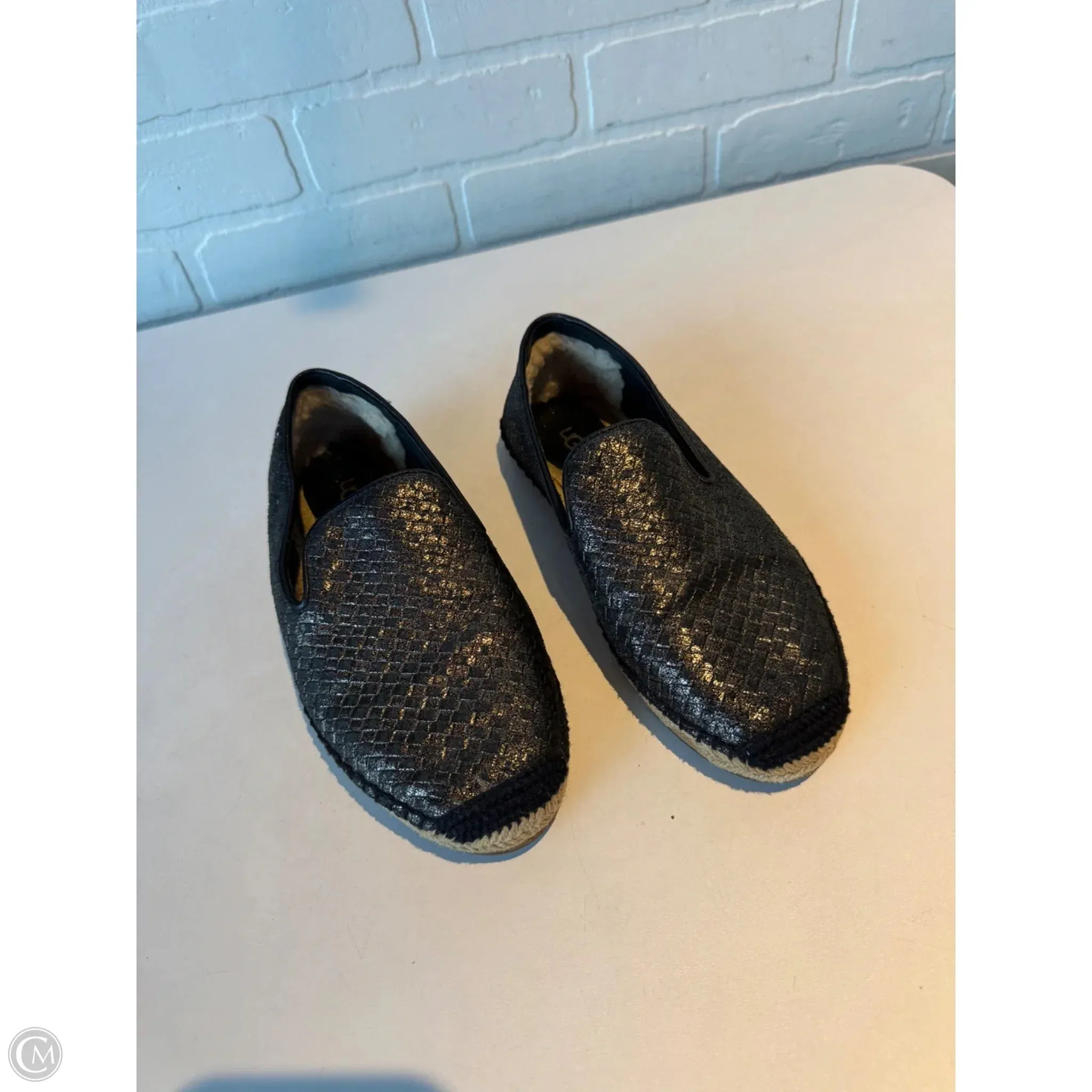 Forest Mood Park Day Shoes Designer By Ugg In Black, Size: 7