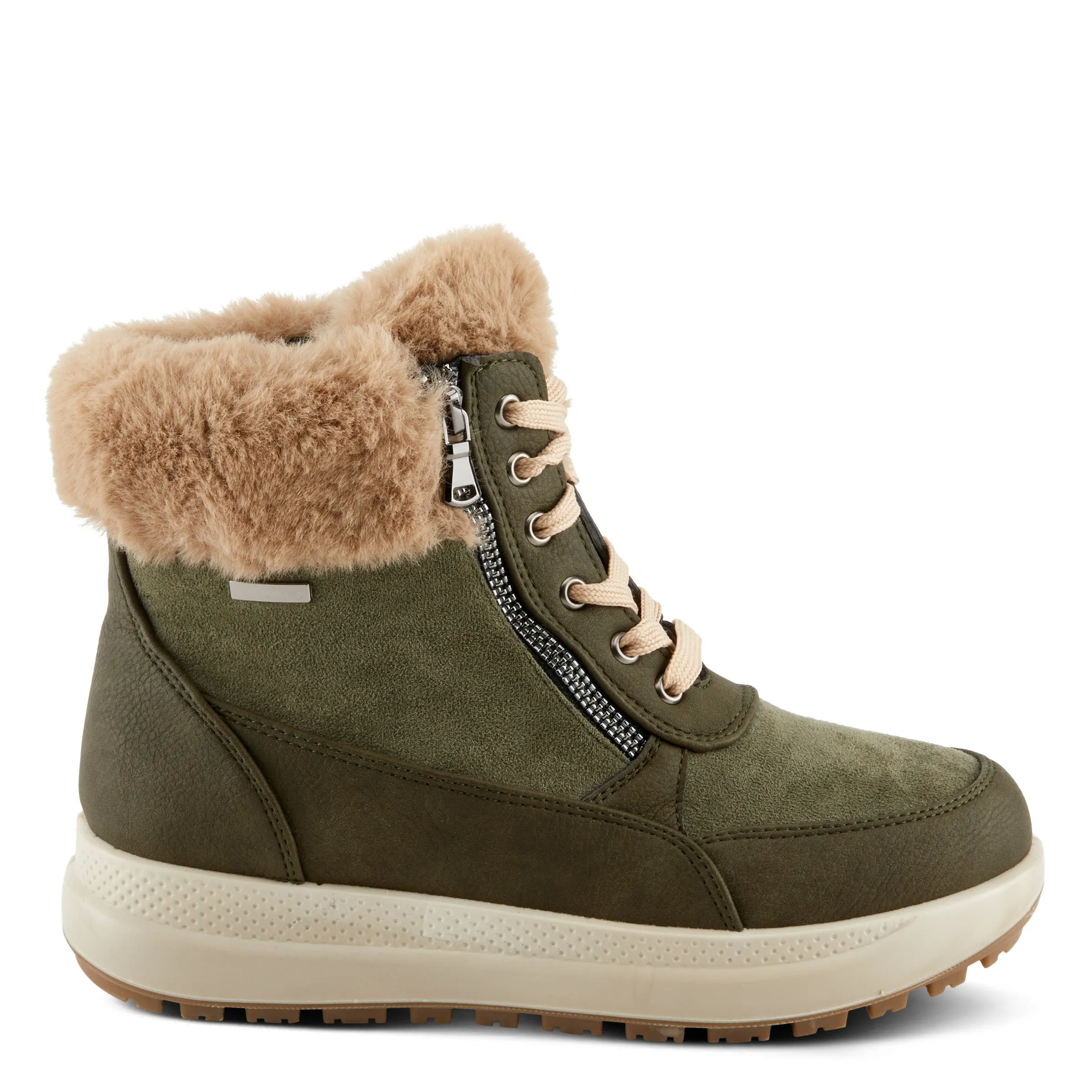 Spring Step Shoes Flexus Burrell Women's Vegan Leather Laceup Platform Boots