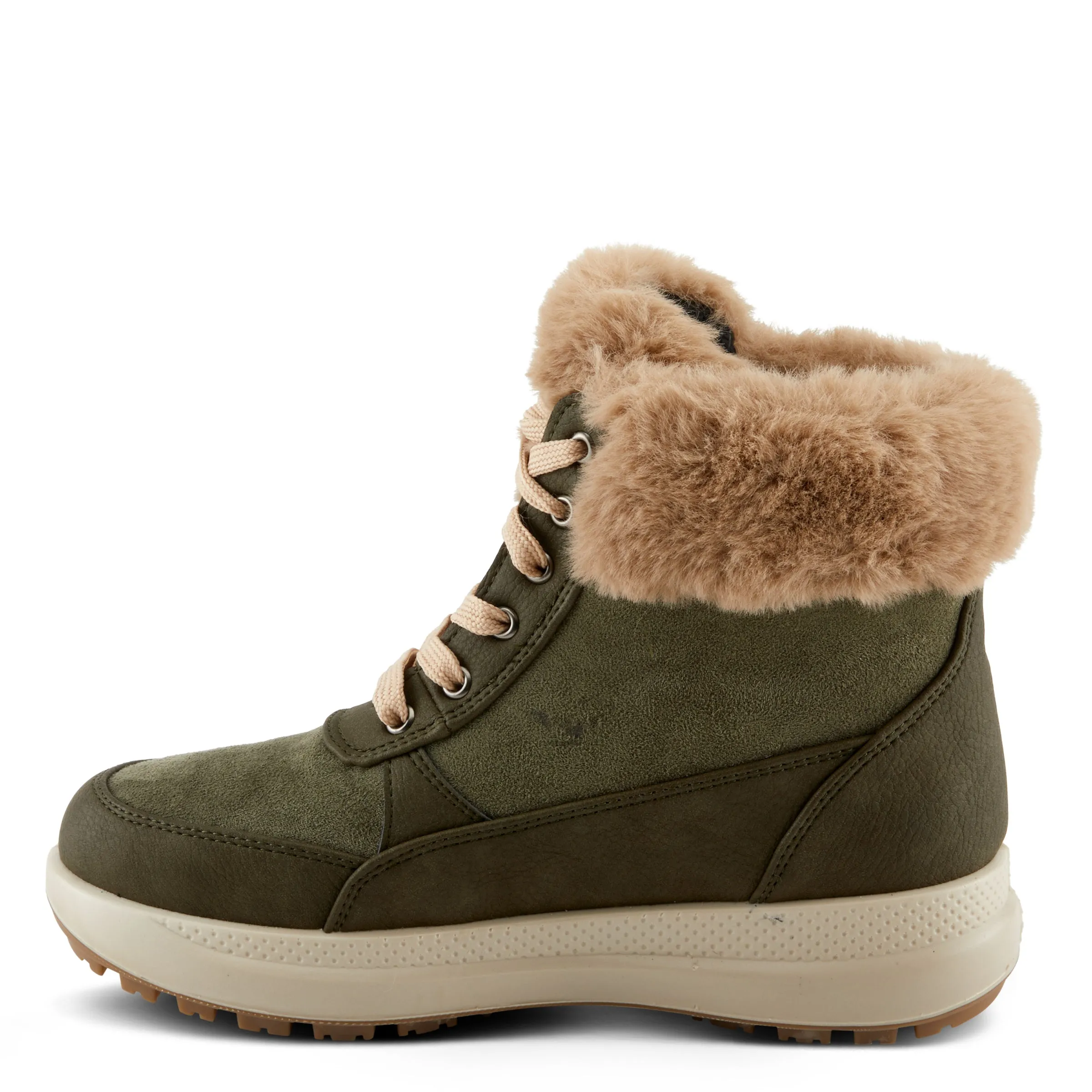 Spring Step Shoes Flexus Burrell Women's Vegan Leather Laceup Platform Boots