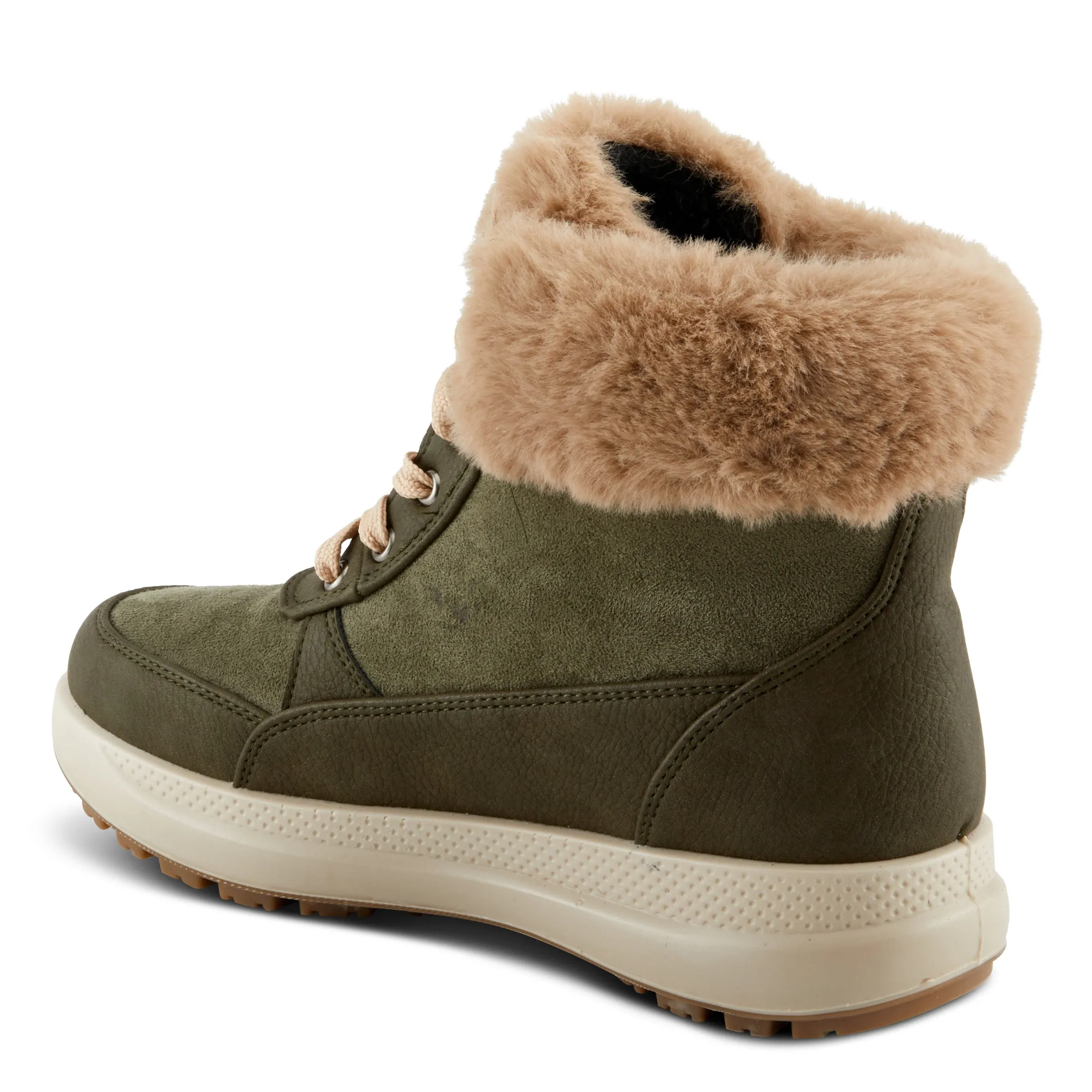 Spring Step Shoes Flexus Burrell Women's Vegan Leather Laceup Platform Boots