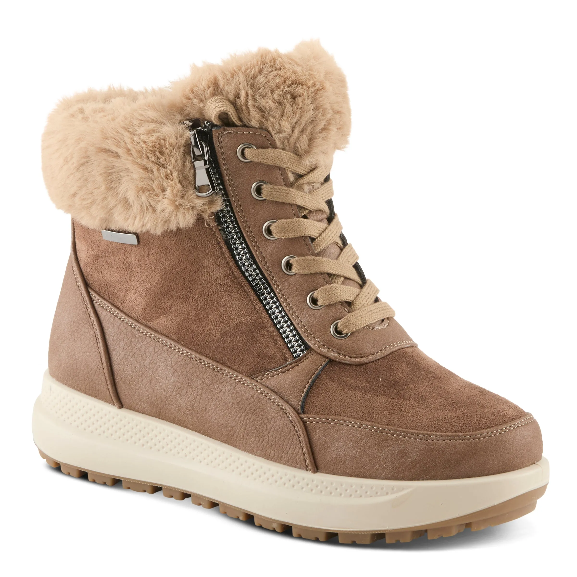 Spring Step Shoes Flexus Burrell Women's Vegan Leather Laceup Platform Boots