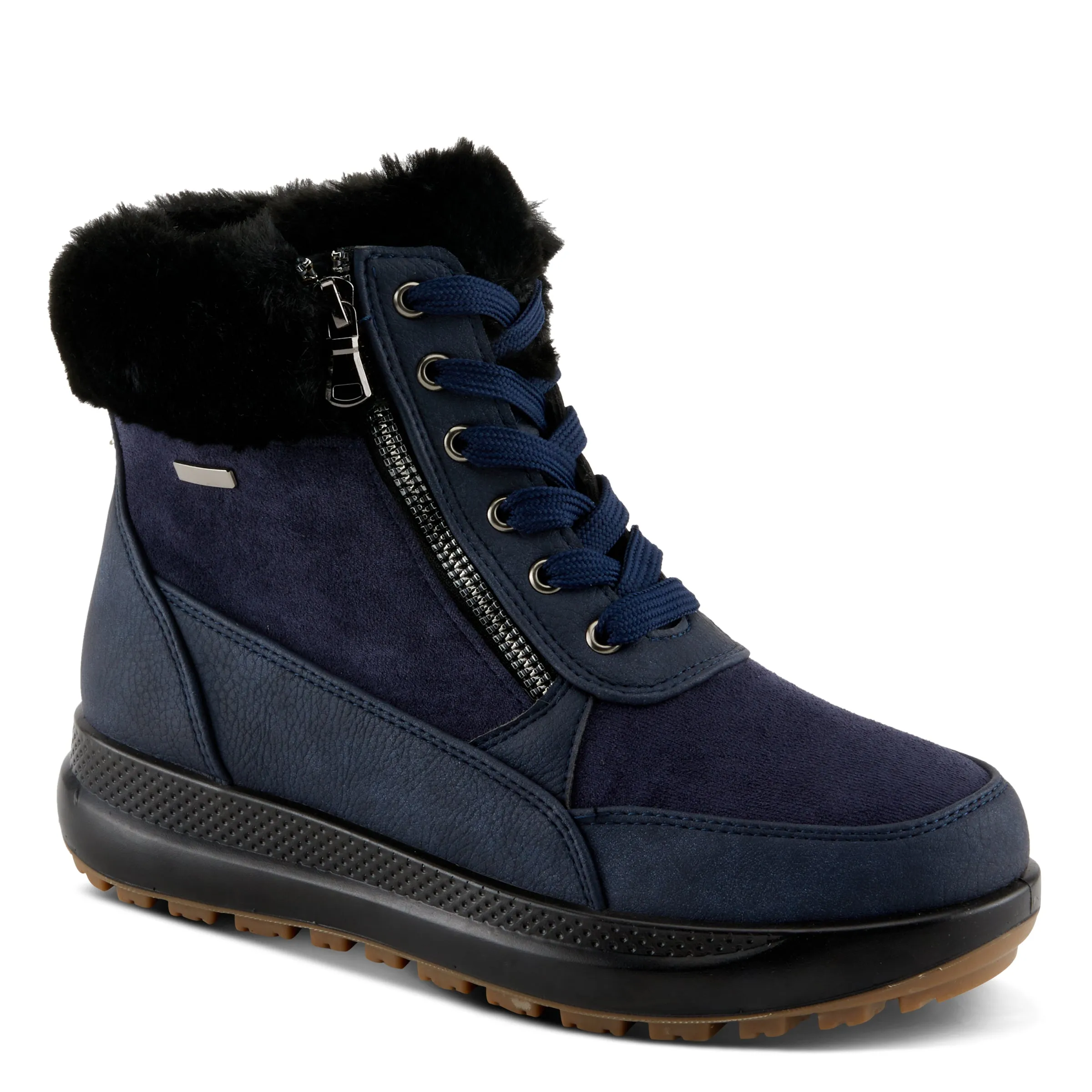 Spring Step Shoes Flexus Burrell Women's Vegan Leather Laceup Platform Boots