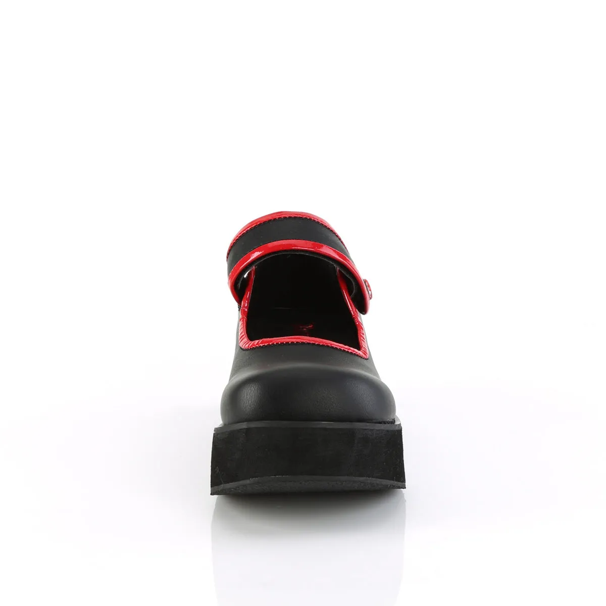 SPRITE-01 DemoniaCult Black Vegan Leather Sexy Women's Heels & Platform Shoes (Alternative Footwear)