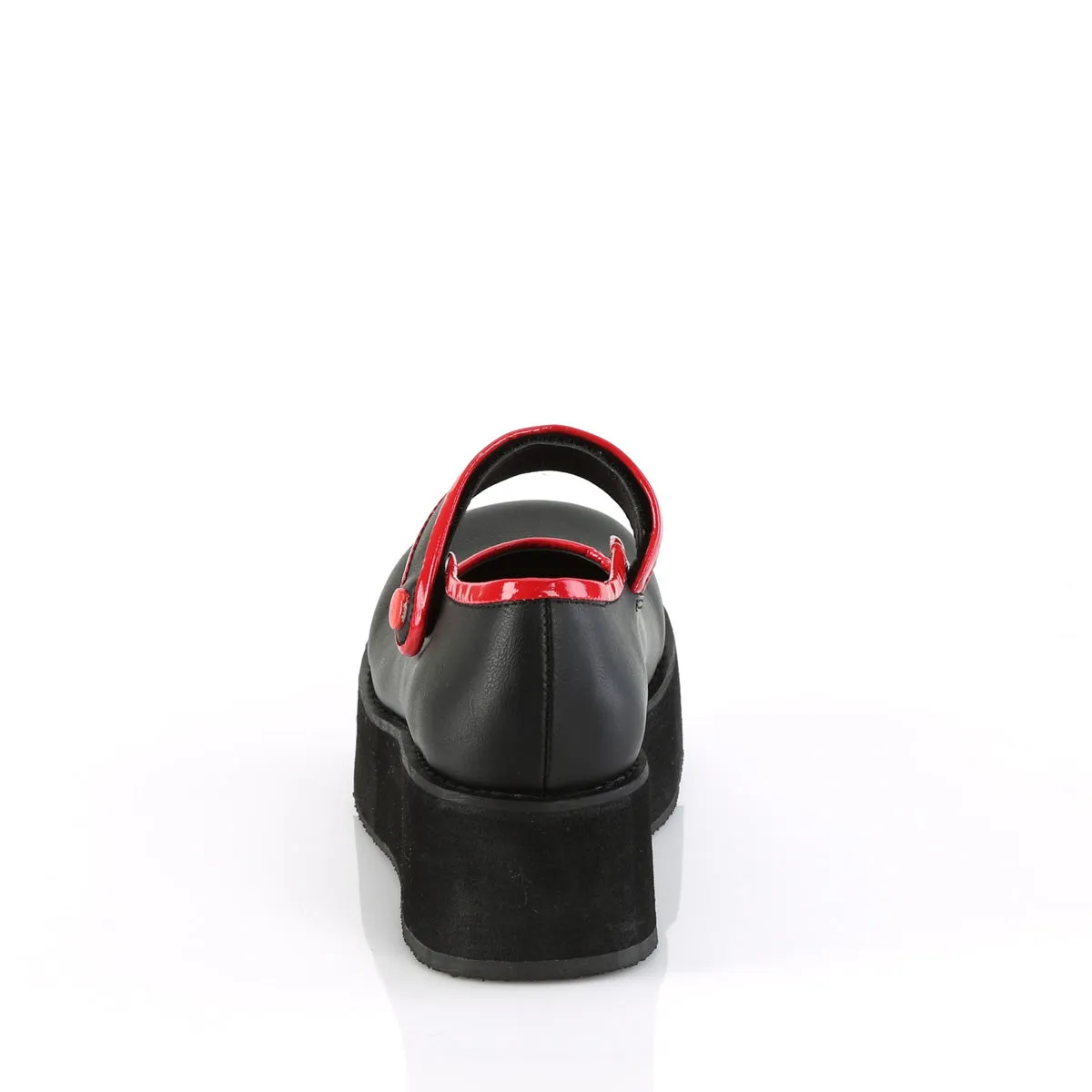 SPRITE-01 DemoniaCult Black Vegan Leather Sexy Women's Heels & Platform Shoes (Alternative Footwear)