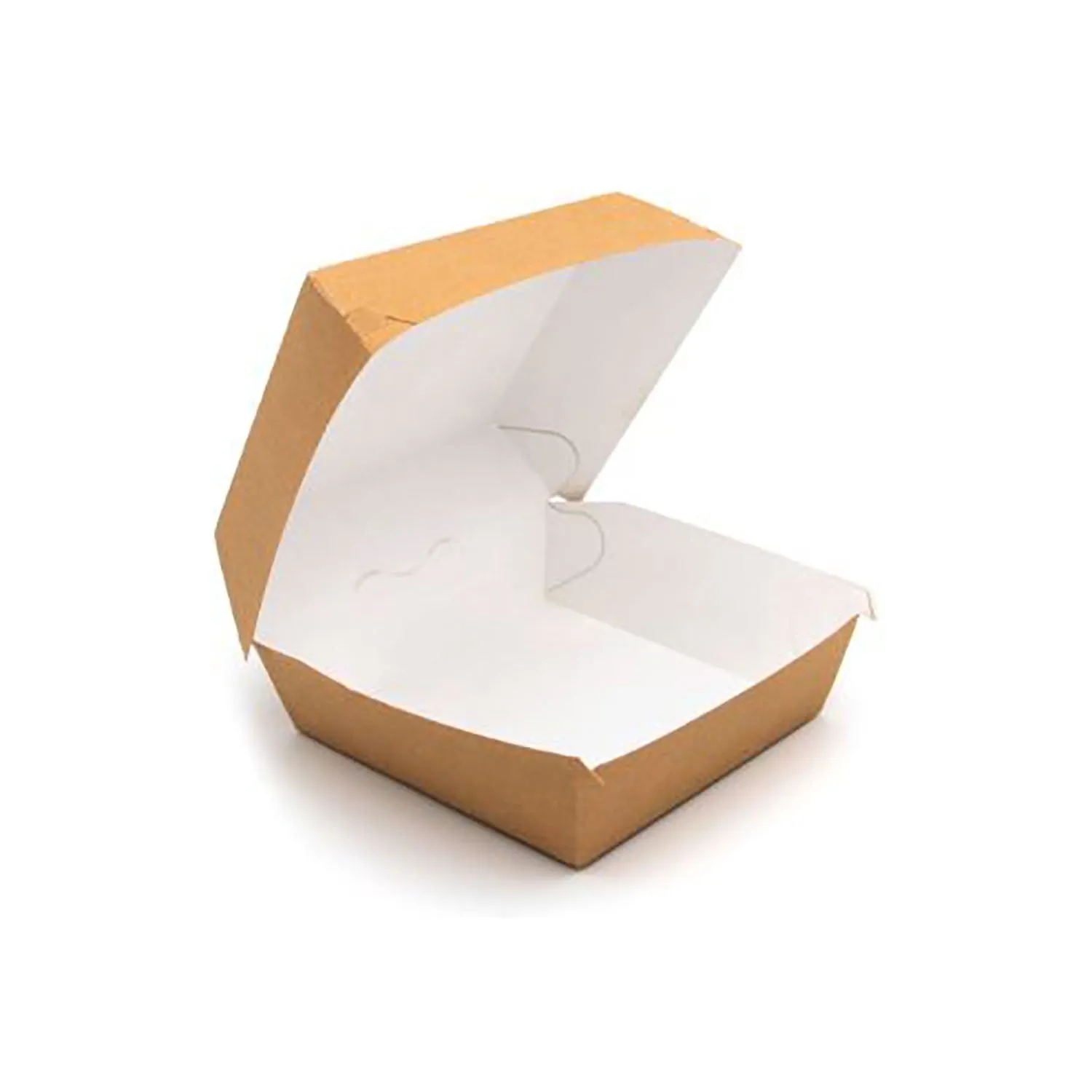 Standard Kraft Clamshell Burger Box Recyclable 200pk