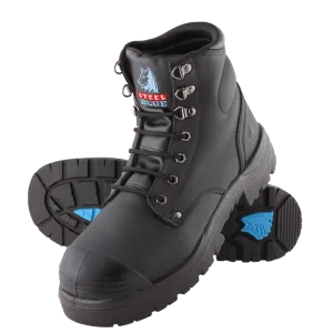Steel Blue Argyle Bump Cap Safety Boot 332102