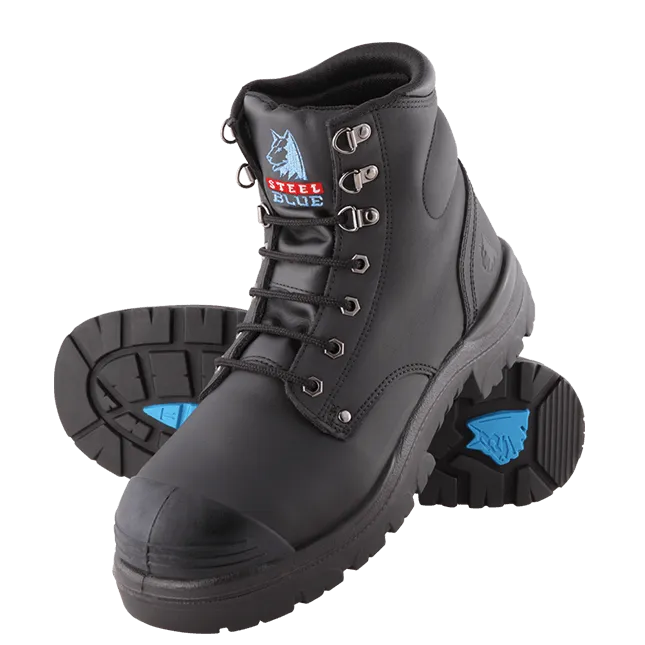 Steel Blue Argyle Bump Cap Safety Boot 332102