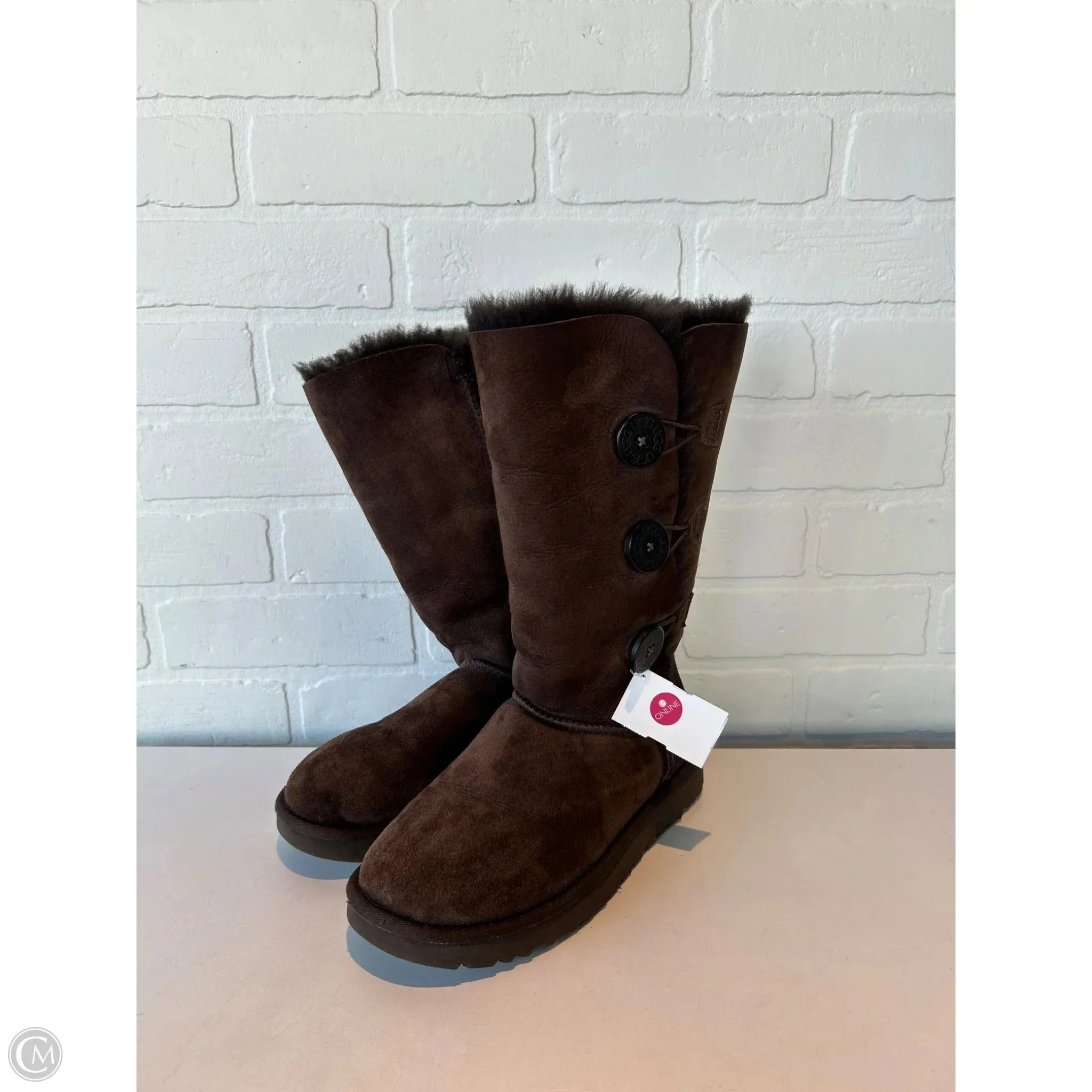 Fight Mode Boots Designer By Ugg In Brown, Size: 5