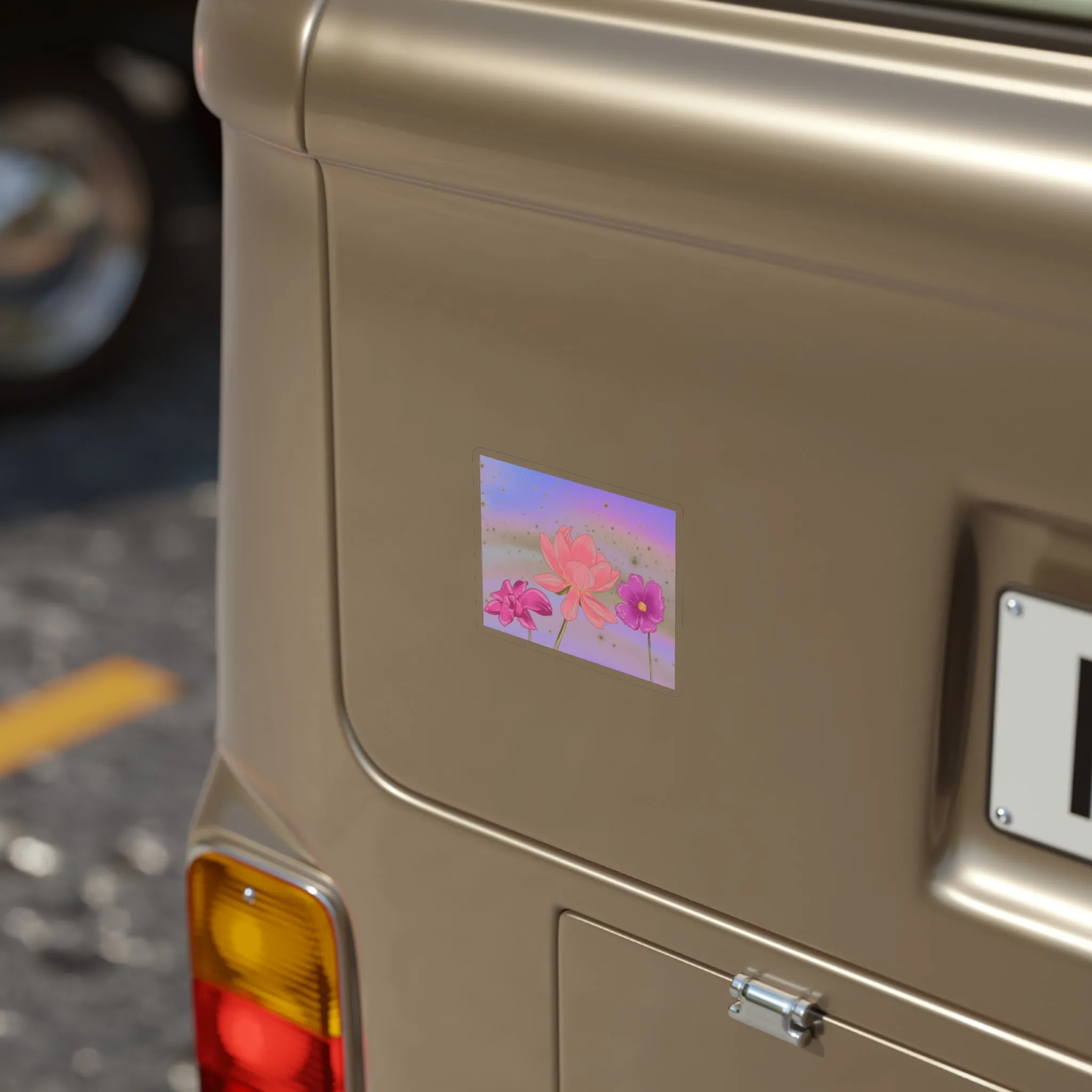 Stickers: Anime Inspired Flower Rainbows