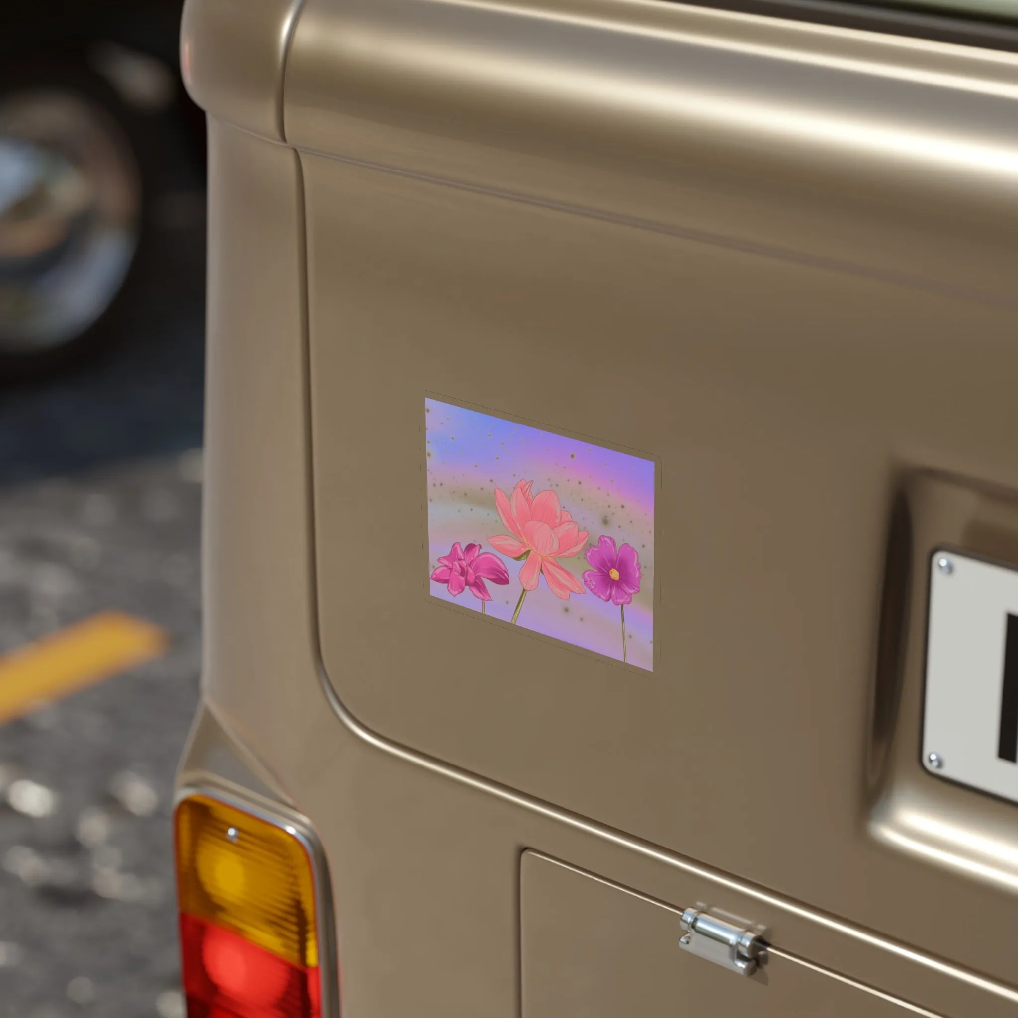 Stickers: Anime Inspired Flower Rainbows