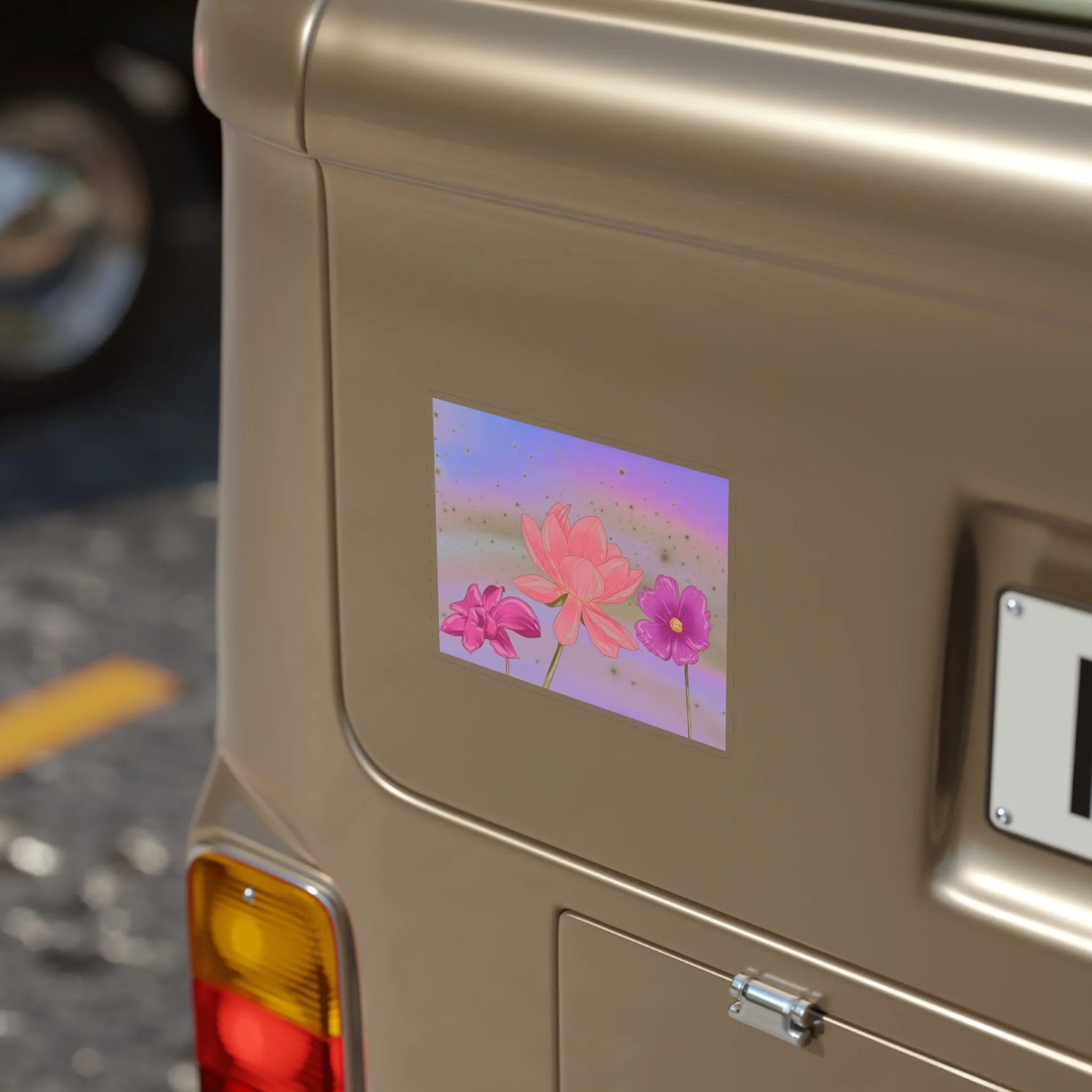 Stickers: Anime Inspired Flower Rainbows