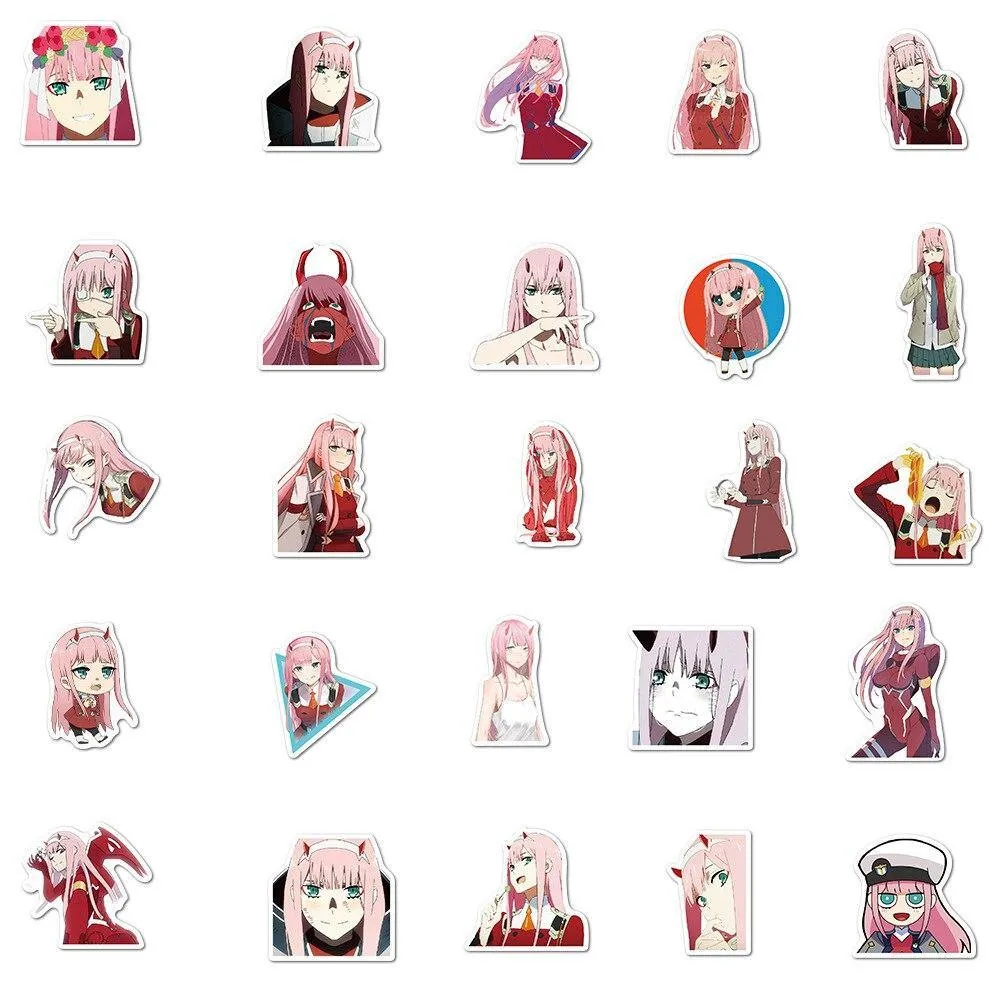 Stickers Darling In The Franxx (10/50/100Pcs per pack)