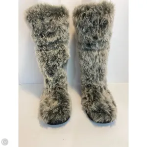 Outback Travel Boots Knee Flats By Union Bay In Grey, Size: 8