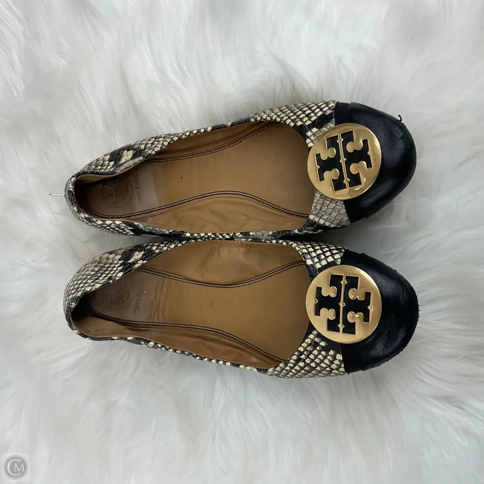Shoes Designer By Tory Burch In Snakeskin Print, Size: 9 Ocean Edge Breathable mesh design
