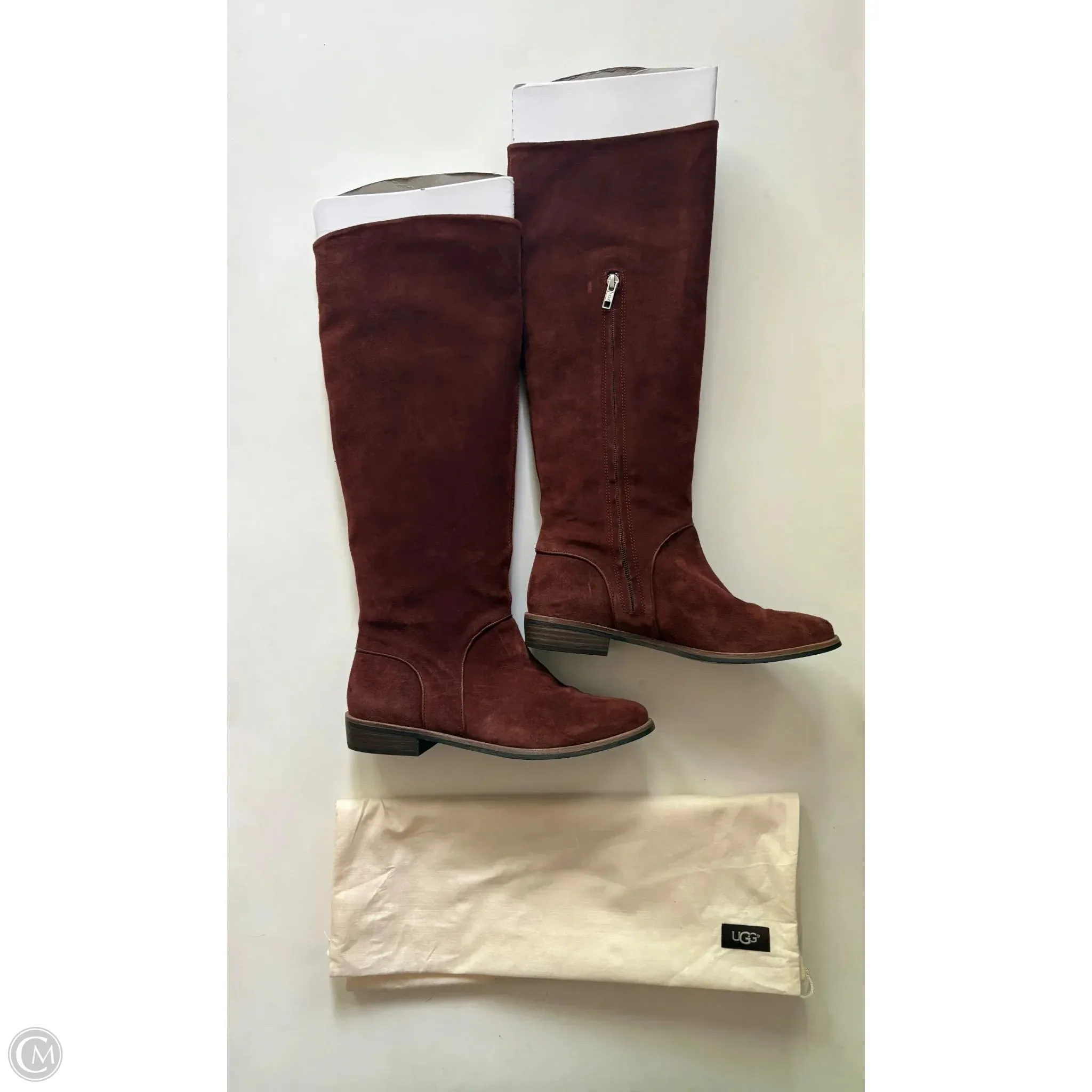Boots Designer By Ugg In Brown, Size: 8.5 Buckle Fit All Weather Everyday Users