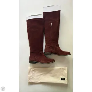 Boots Designer By Ugg In Brown, Size: 8.5 Buckle Fit All Weather Everyday Users