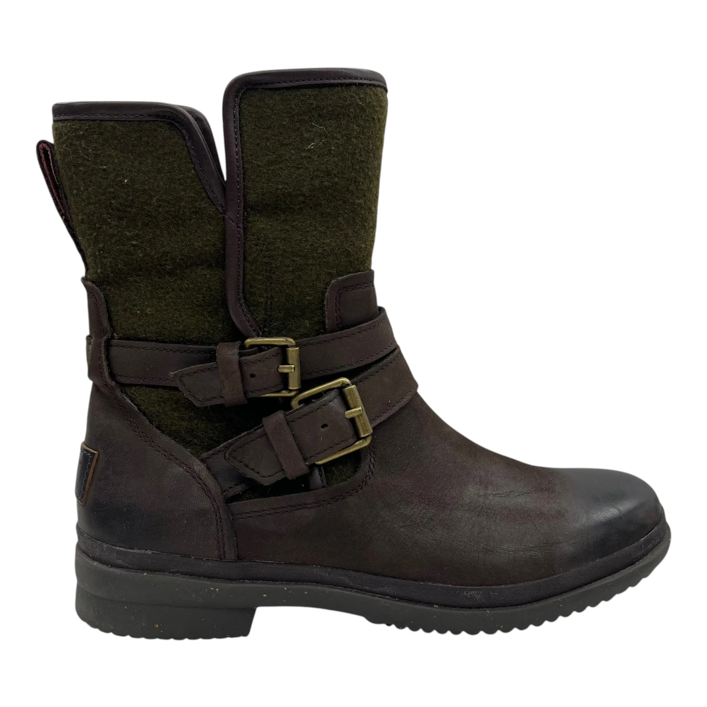 Arch Support Standing Workers Boots Designer By Ugg In Green, Size:7