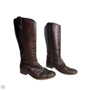 Runway Glow Slip Resistant Design Boots Designer By Frye In Brown, Size: 10