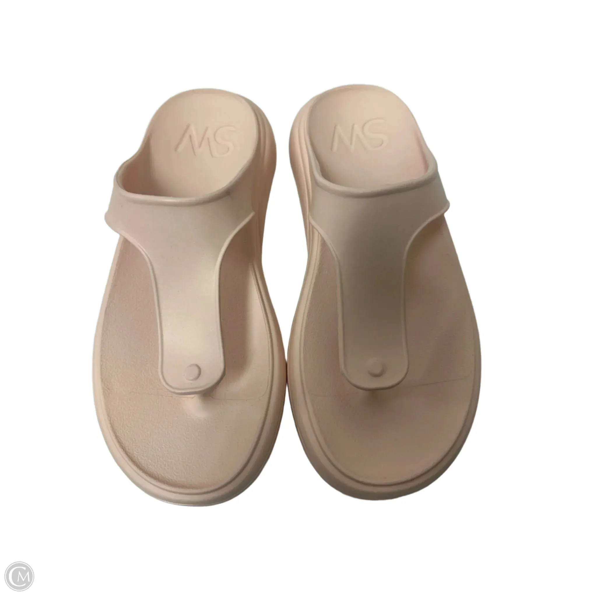 Game Fit Barefoot Feel Design Sandals Designer By Stuart Weitzman In Pink, Size: 6