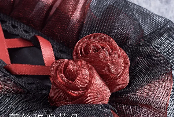 Sugar Time~Gothic Lolita Burgundy Hair Accessory