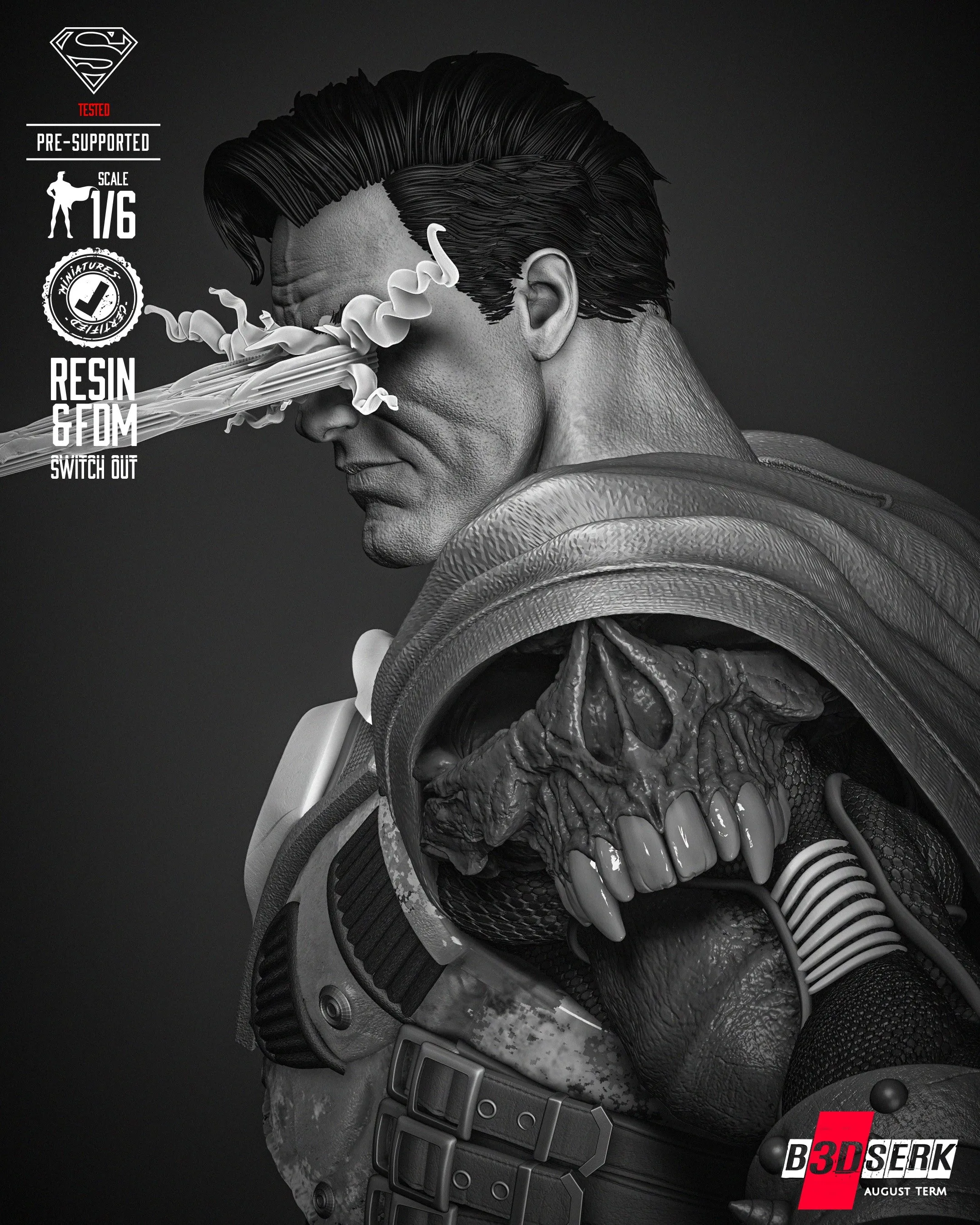 Superman Dark Night Statue