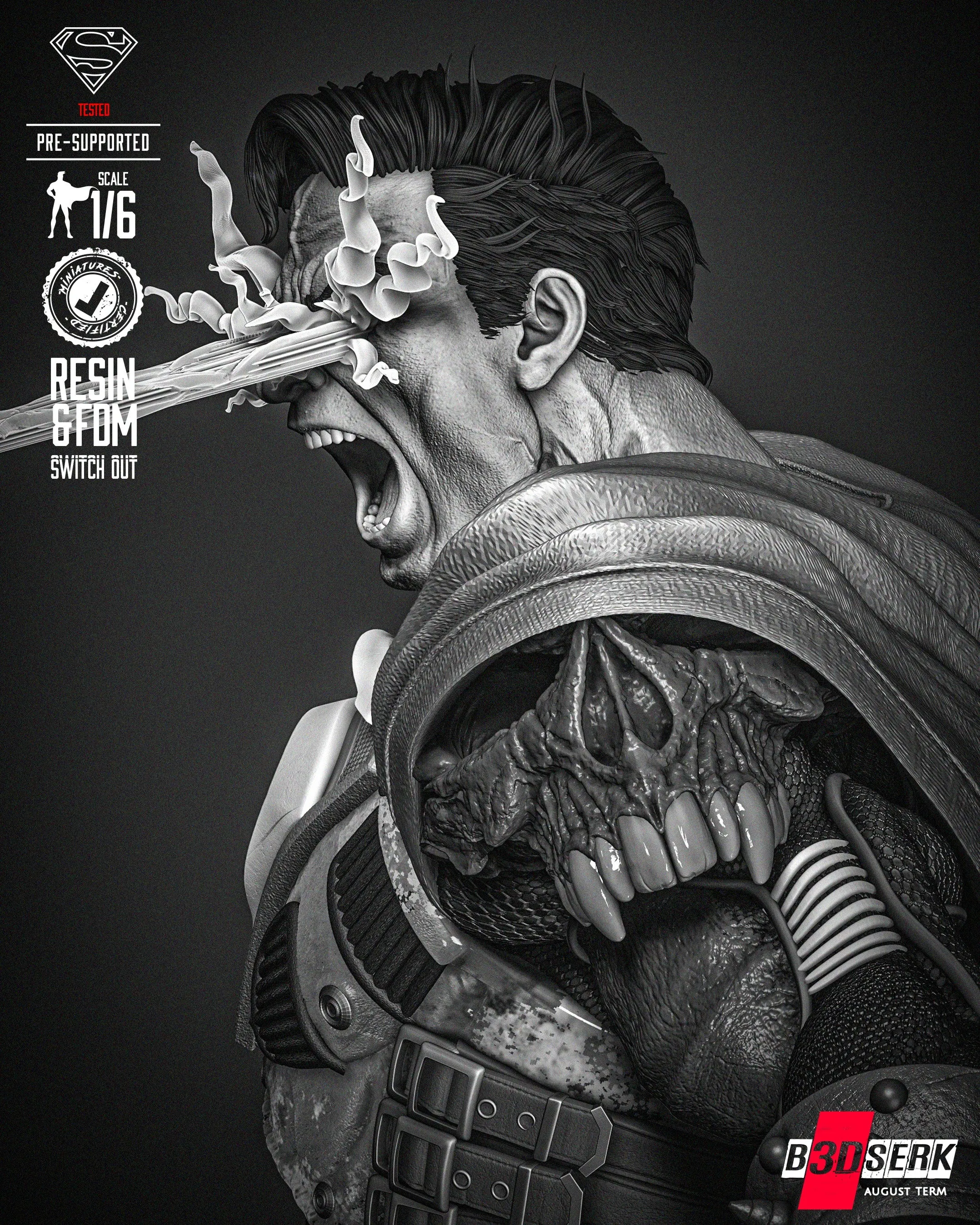 Superman Dark Night Statue