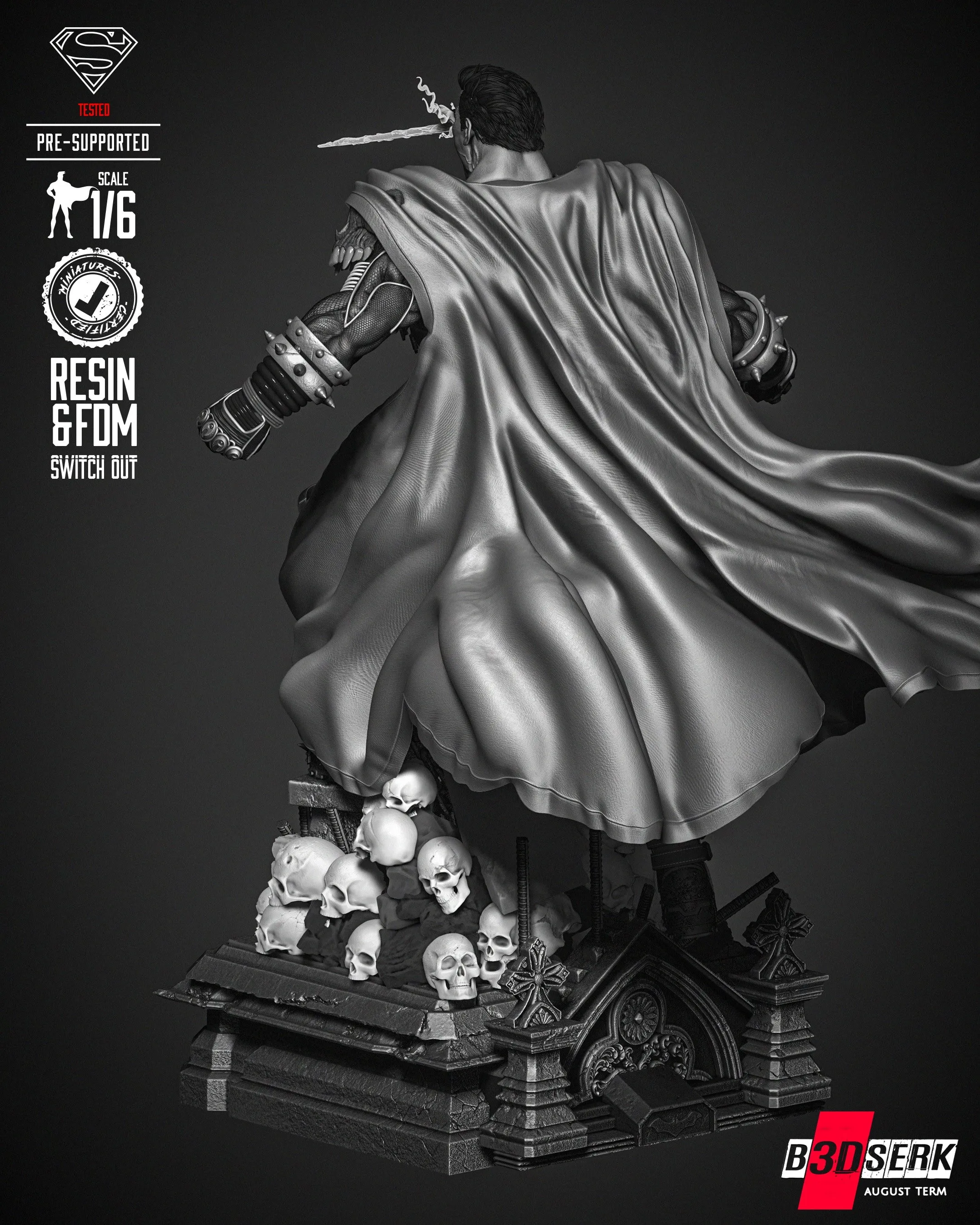 Superman Dark Night Statue
