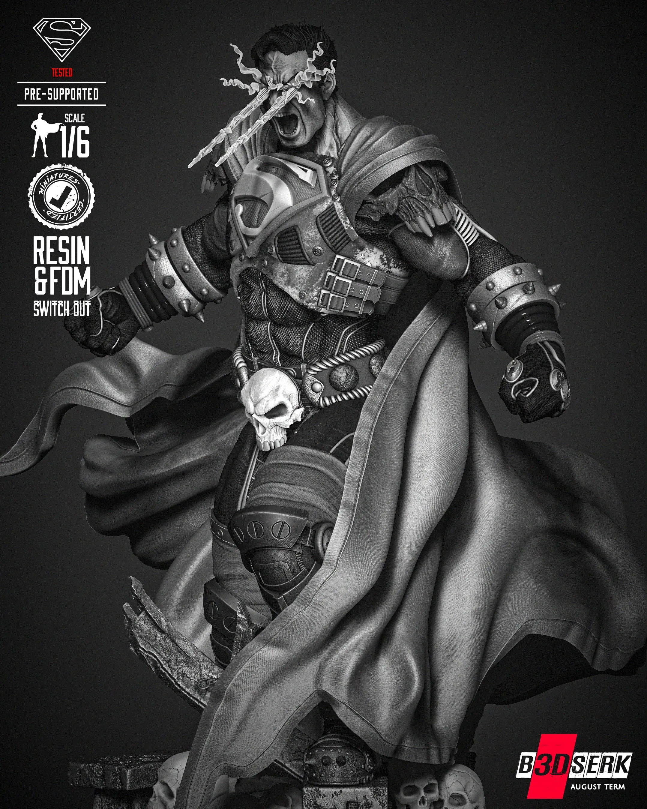 Superman Dark Night Statue