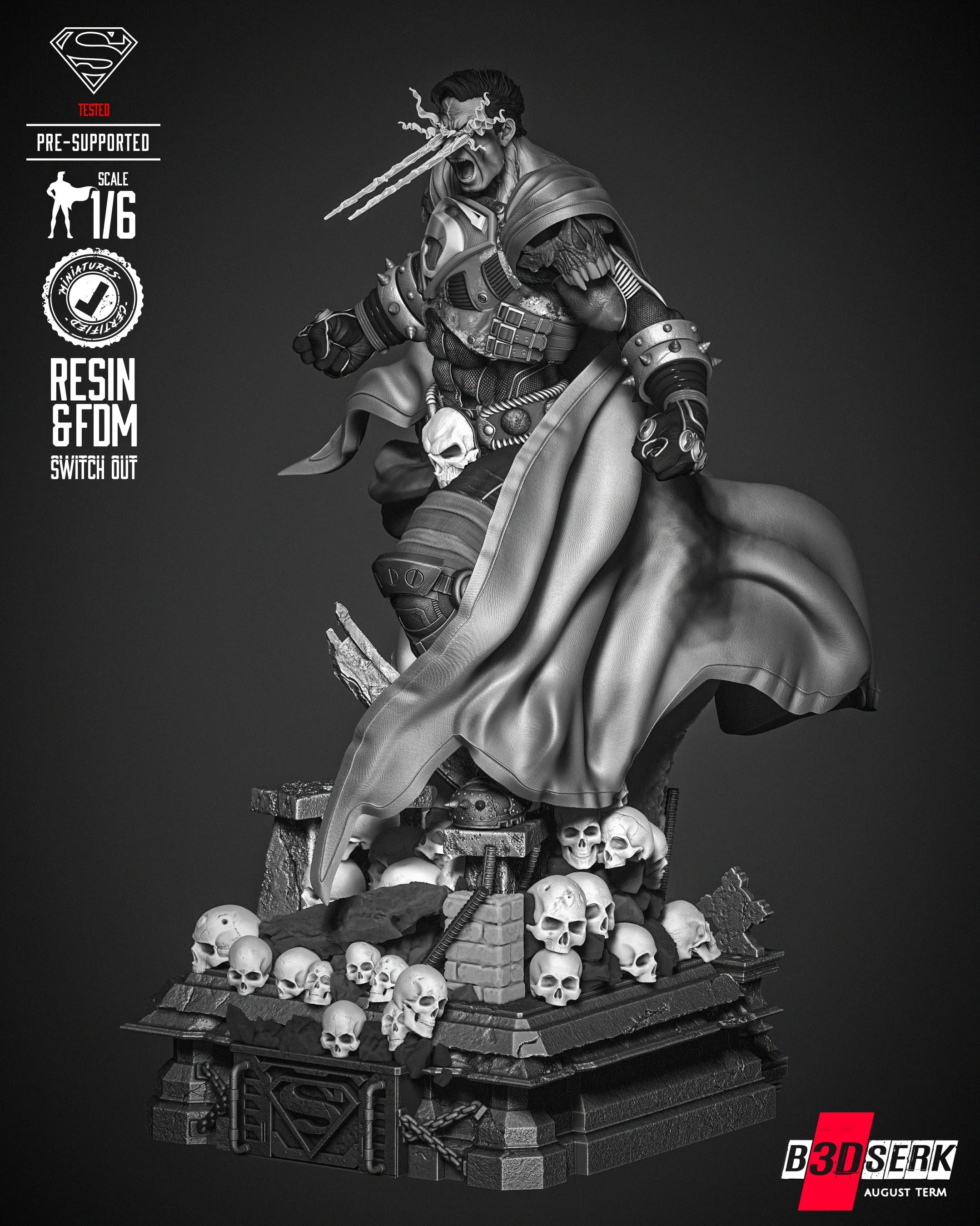 Superman Dark Night Statue
