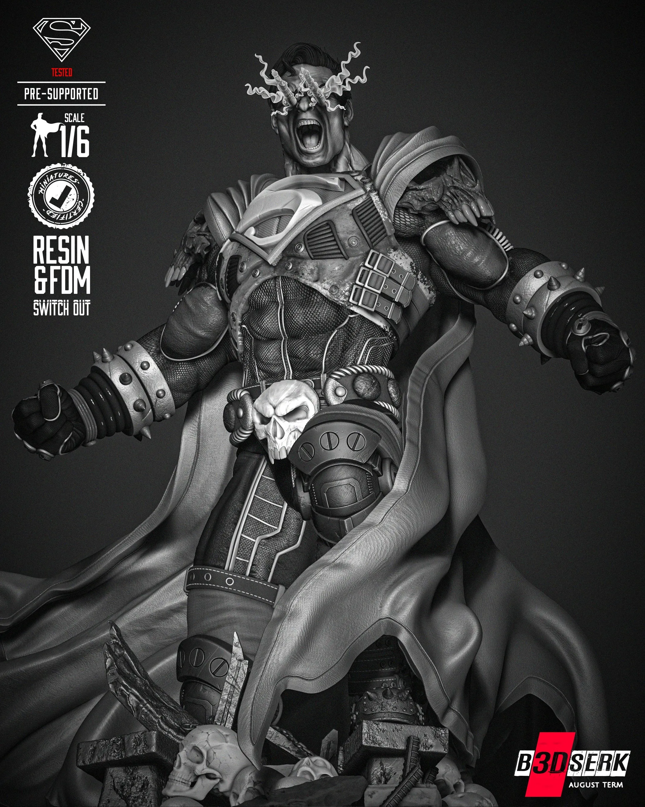 Superman Dark Night Statue