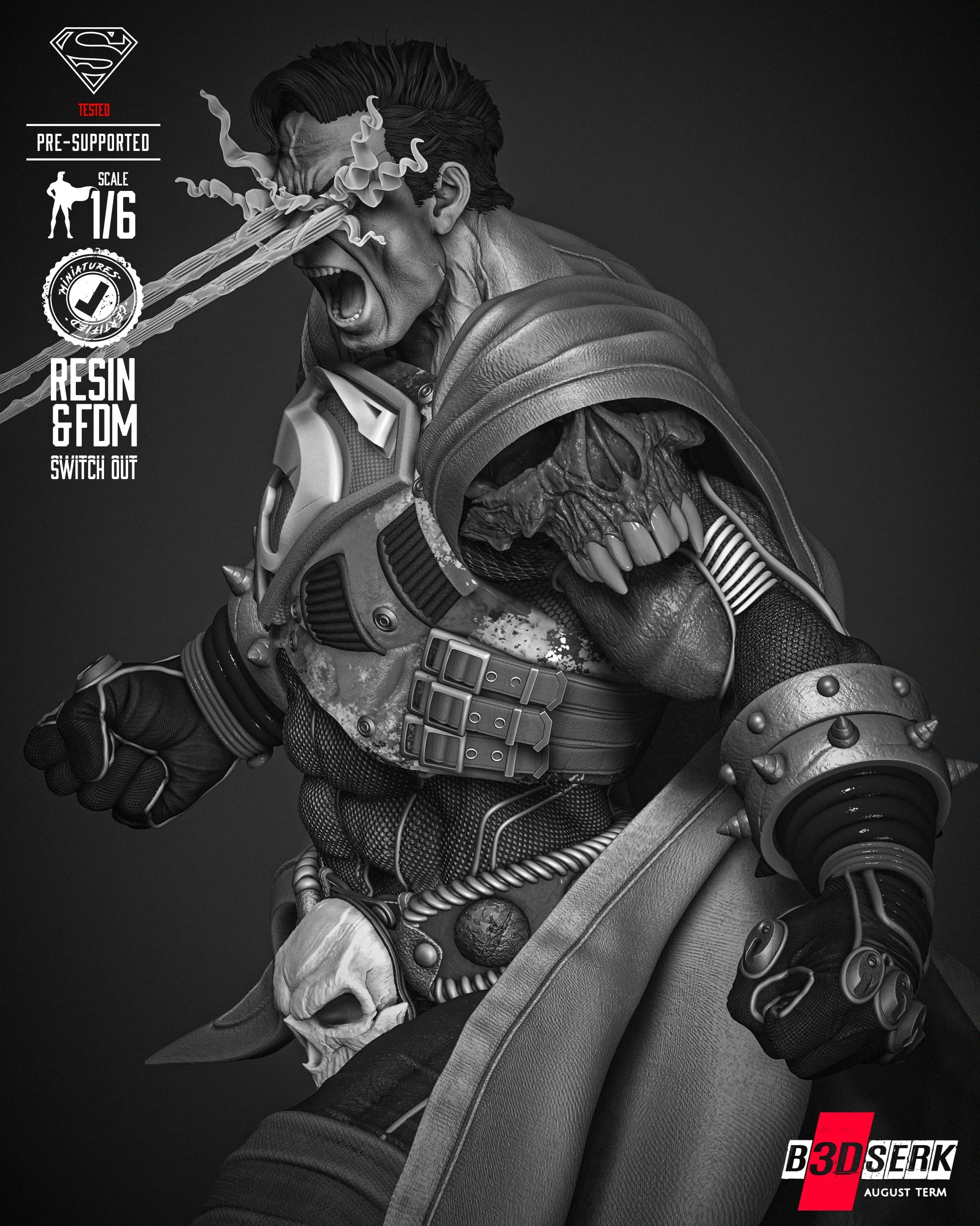 Superman Dark Night Statue