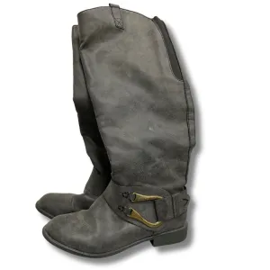 Boots Knee Flats By Mossimo In Grey, Size: 8 Water Line