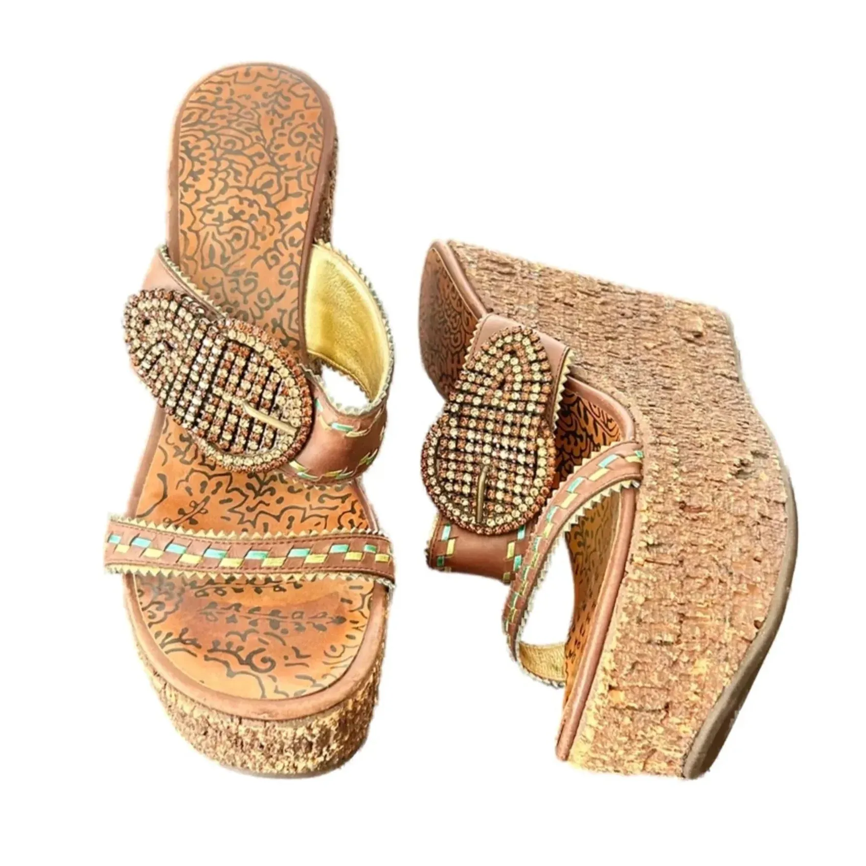 Sandals Designer By Giuseppe Zanotti In Brown, Size: 8.5 Anti Fatigue Footbed