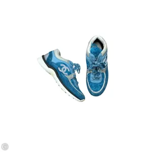 Nordic Tone Gym Life Shoes Luxury Designer By Chanel In Blue