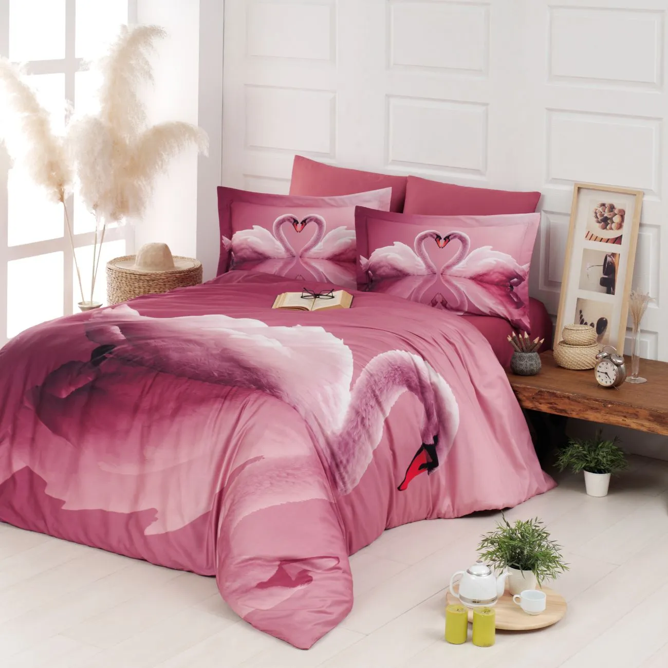 Swan Duvet Cover Set