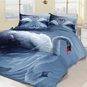Swan Duvet Cover Set