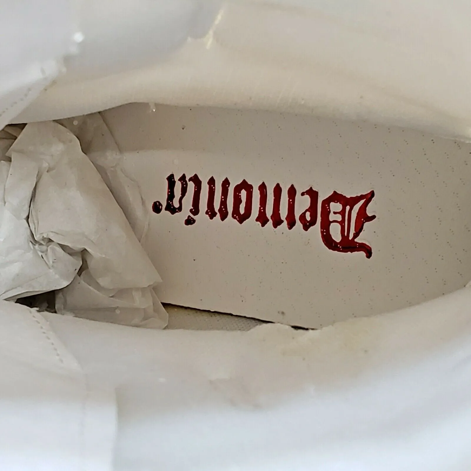Swing 230G White Multi Glitter Mid Calf Boot 5.5" Platform Heart Strap 6-12 NY