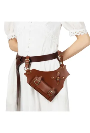 Tan Brown Sword Waist Scabbard Sheath