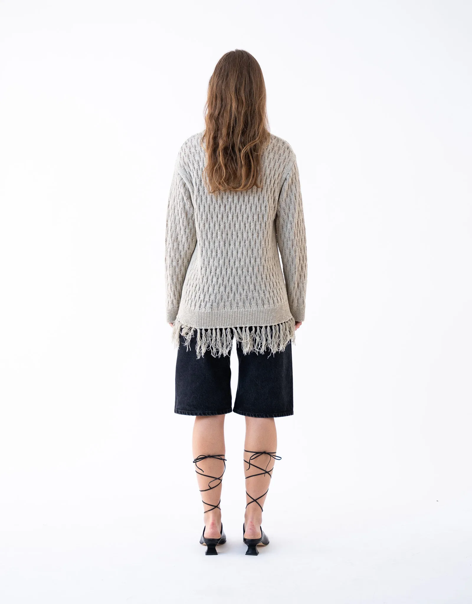 Tassel Crewneck Knit
