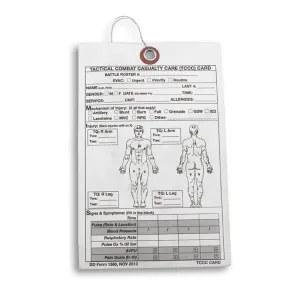 TCCC Casualty Card (Case of 20)