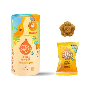 Tea Drops Recyclable Cylinder - Citrus Ginger