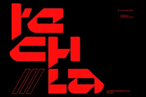 Techla - Futuristic Display Font