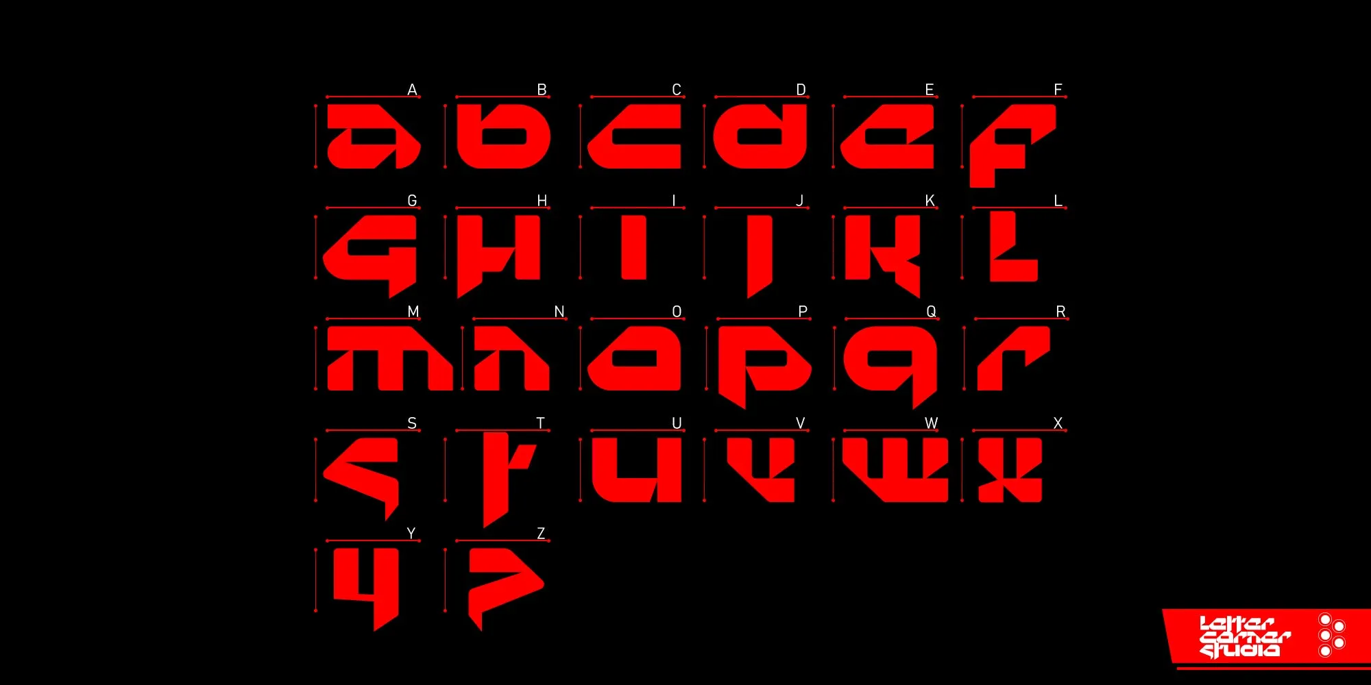 Techla - Futuristic Display Font