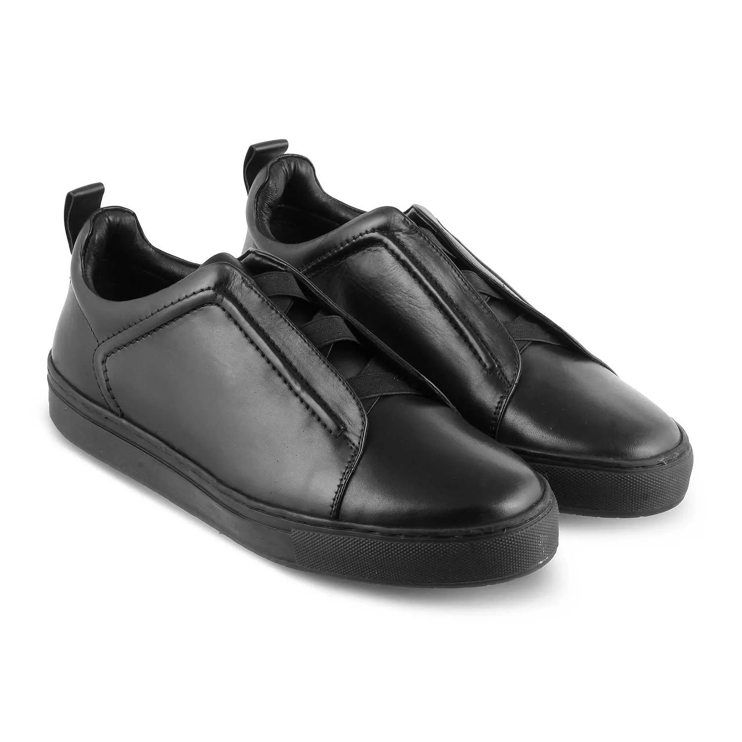 The Batistini Black Men's Sneakers Tresmode