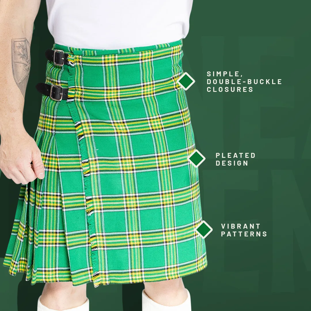 The Laoch Kilt - Irish Tartan