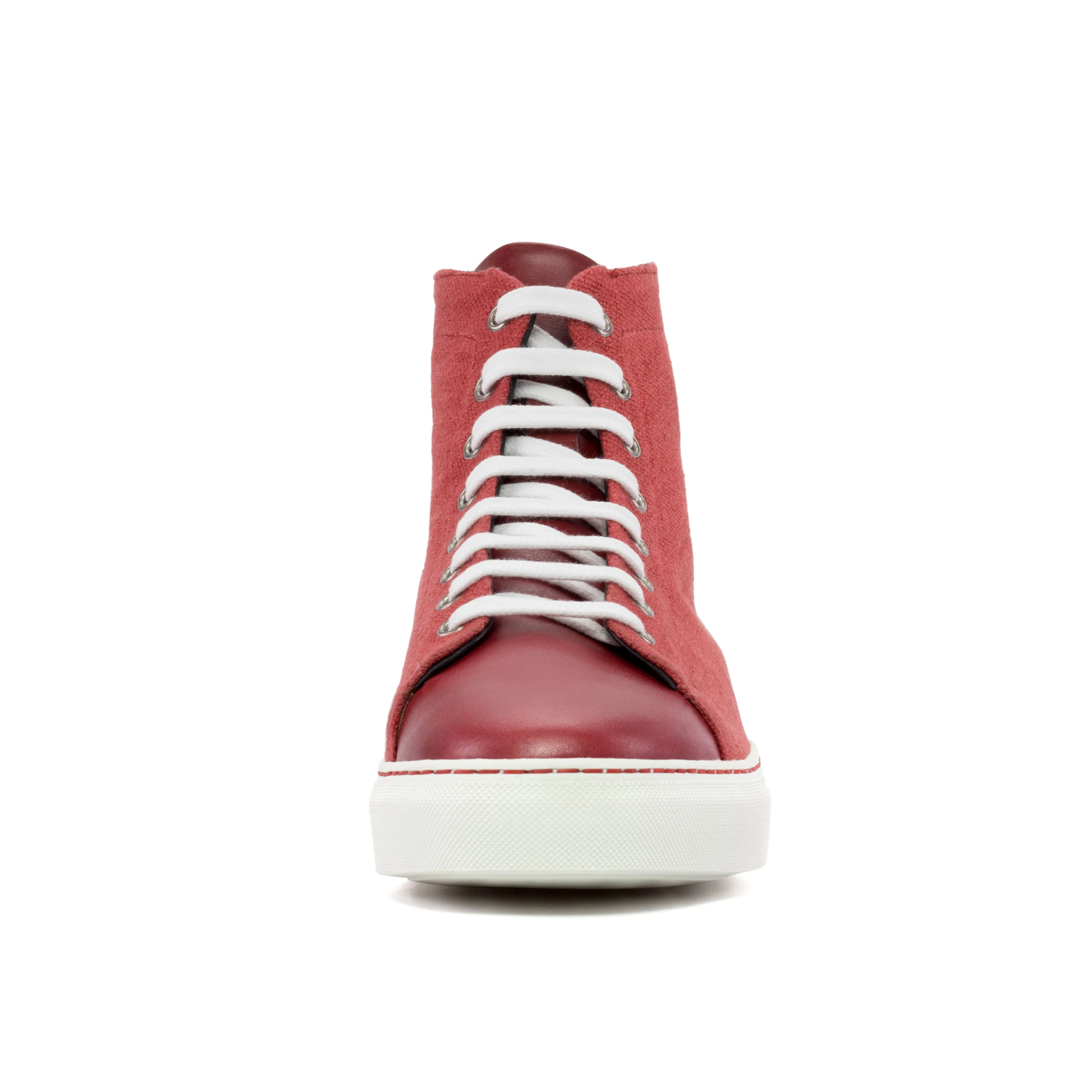 The Stark (Red Canvas/Calf) Sample Shoes