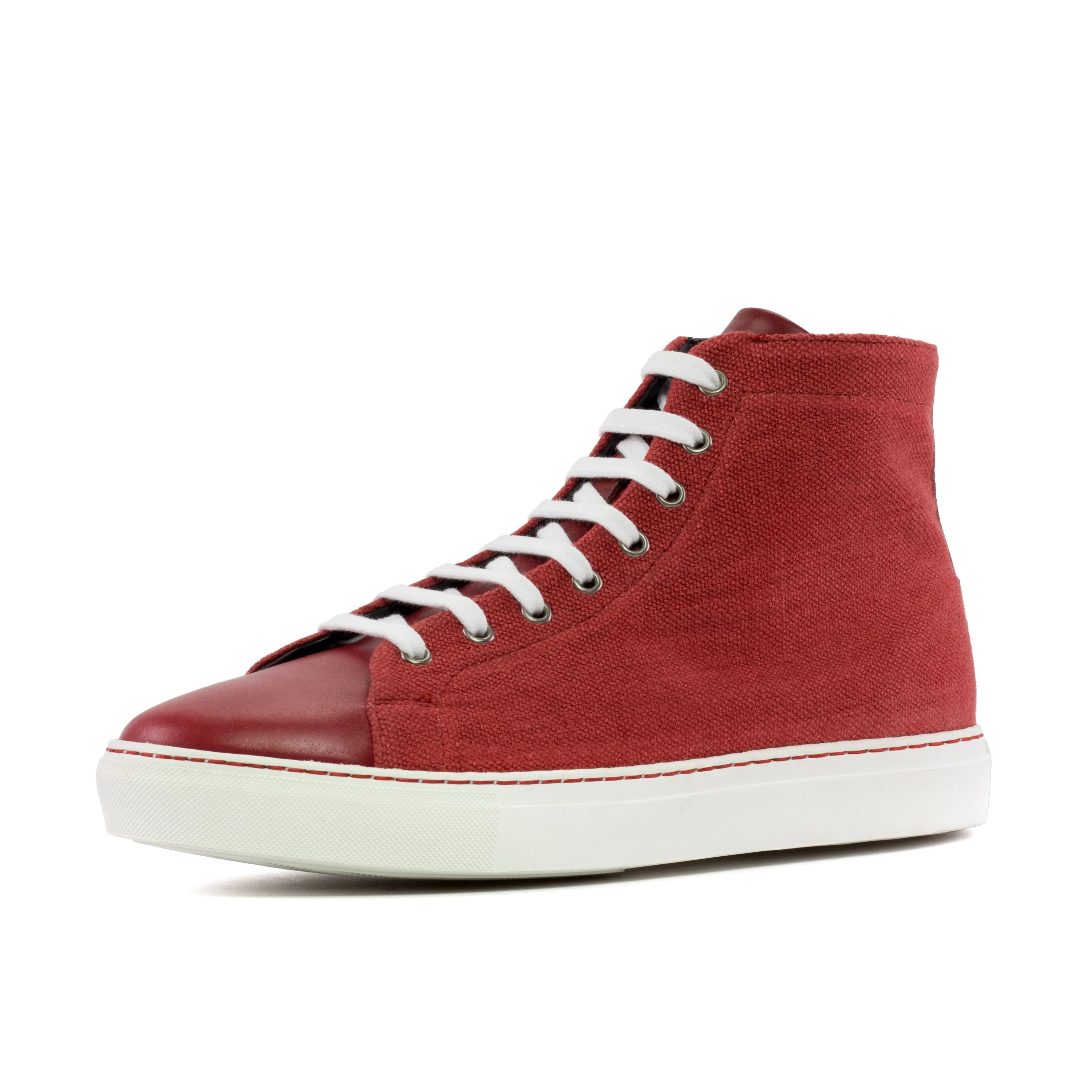 The Stark (Red Canvas/Calf) Sample Shoes