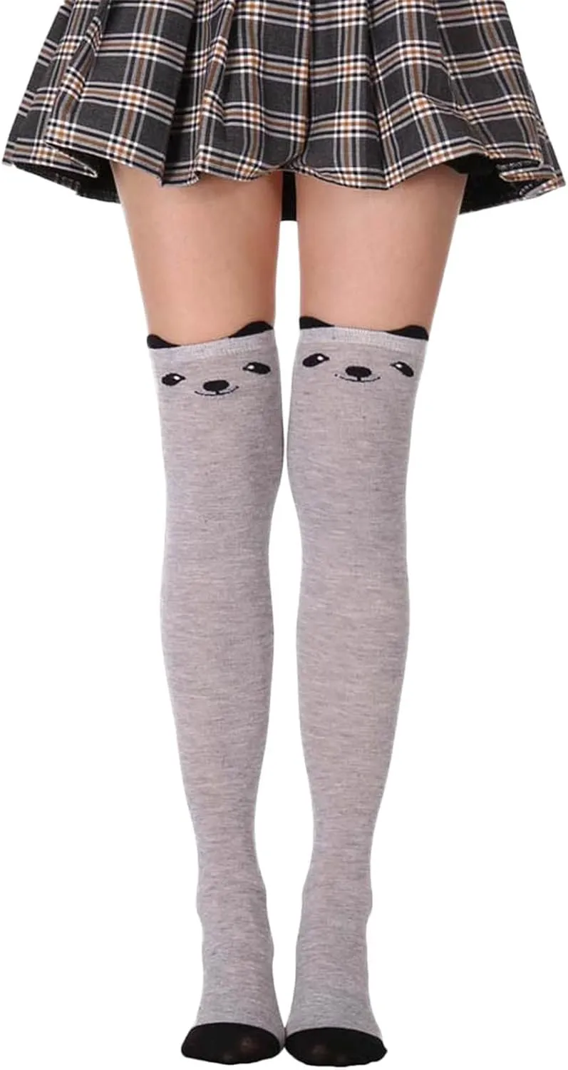 Thigh High Socks for Women Plus Size Thigh High Socks Knee High Crew Winter Boot Socks Extra Long Leg Warmers