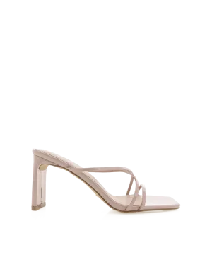 GLENDA - LATTE PATENT NYC Style Square Cut